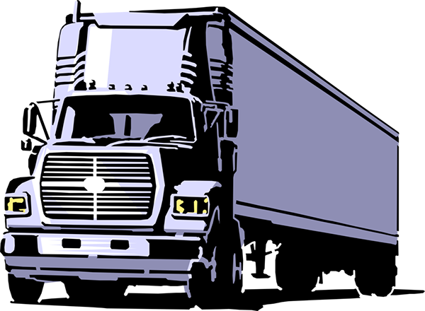 Purple Tractor Trailer