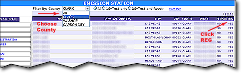 Emissions Station listing screenshot
