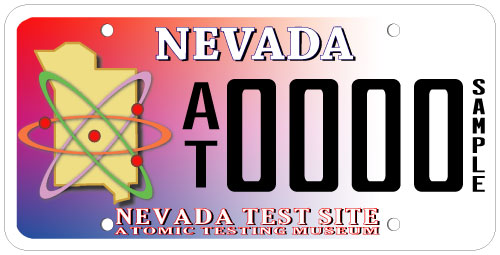 Nevada Test Site plate