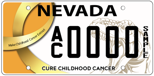 Childhood Cancer plate