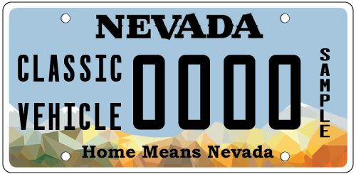 Classic Vehicle plate