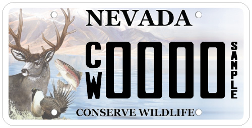 Conserve wildlife plate