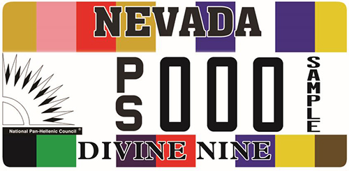 Divine Nine plate