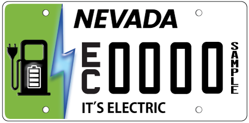 Electric Vehicle plate