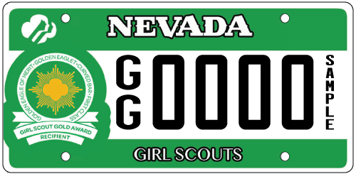 Girl Scout Gold Award plate