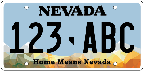 Home Means Nevada Plate
