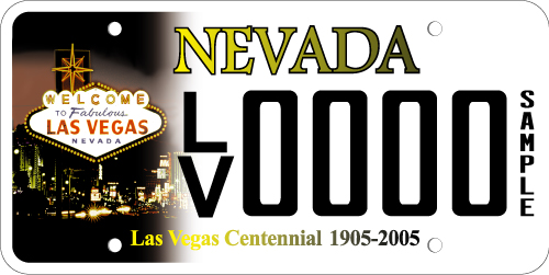 Las Vegas commemorative plate