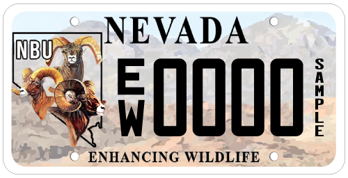 Nevada Bighorn plate