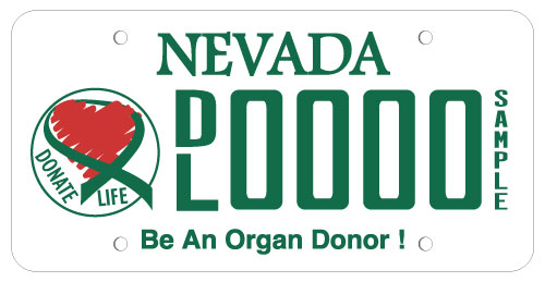 Organ Donor plate