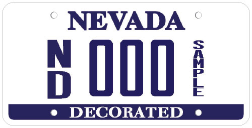 Decorated Peace Officer plate
