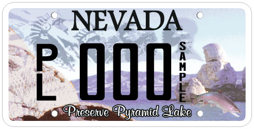 Pyramid Lake plate
