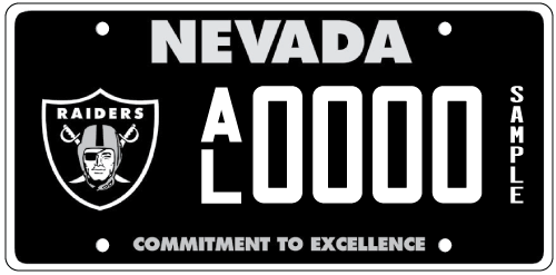 Raiders plate