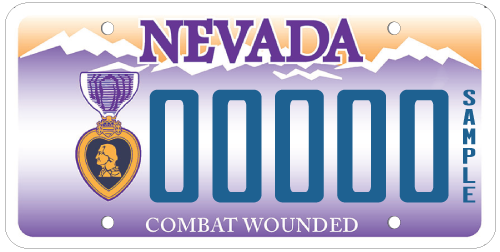 Purple Heart Plate