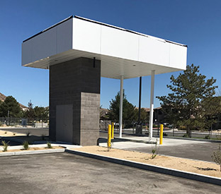 Drive through kiosk
