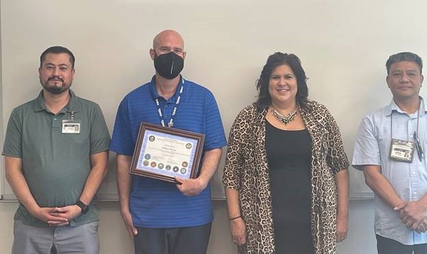 Jeffrey Wyatt and other staff
